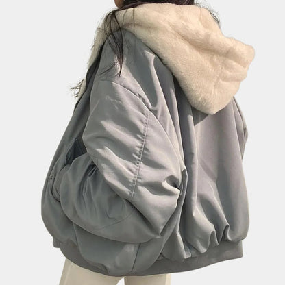 Warm Ladies Parka Coat