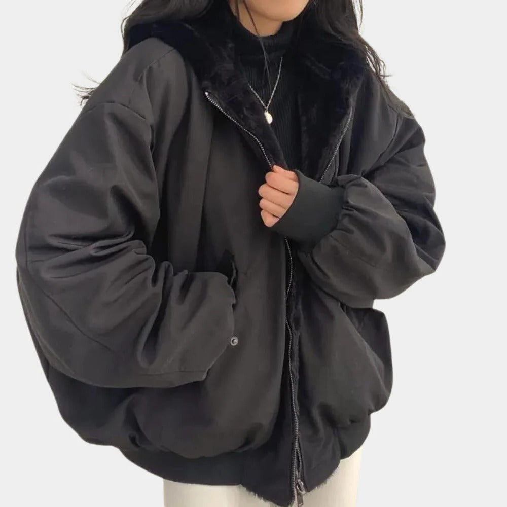 Warm Ladies Parka Coat