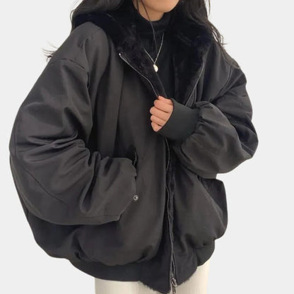 Warm Ladies Parka Coat
