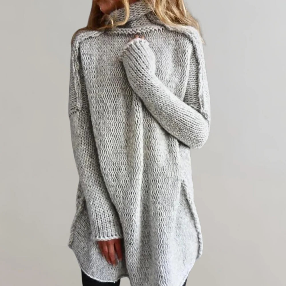Comfortable Oversized Women's Sweater - Hehif