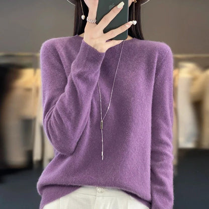 Pure Merino Wool Crew Neck Sweater