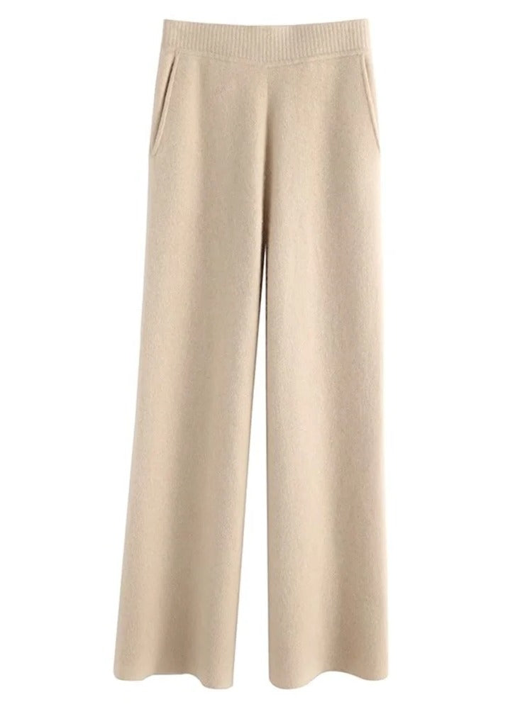 Soft Luxury Women's Cashmere Trousers - Hehif