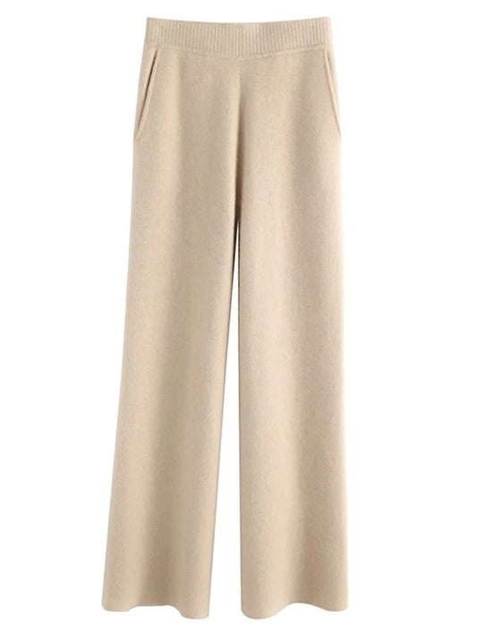 Soft Luxury Women's Cashmere Trousers - Hehif