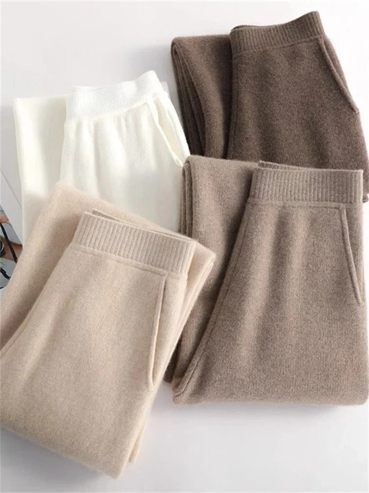 Soft Luxury Women's Cashmere Trousers