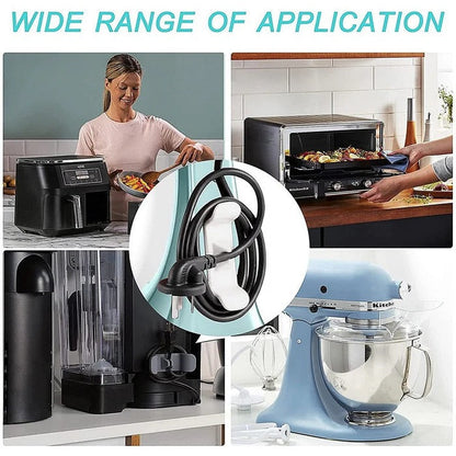 Compact Cord Storage For Kitchen Devices