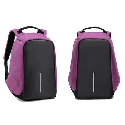 Secure Travel Backpack With USB Charger