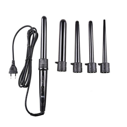 Premium 5 Piece Curling Iron Set - Hehif