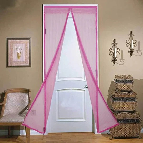 Easy Install Magnetic Bug Screen Door