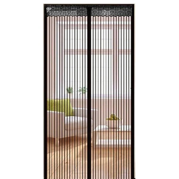 Easy Install Magnetic Bug Screen Door - Hehif