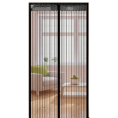 Easy Install Magnetic Bug Screen Door - Hehif