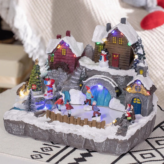 Colorful Holiday Village LED House Decoration - Hehif