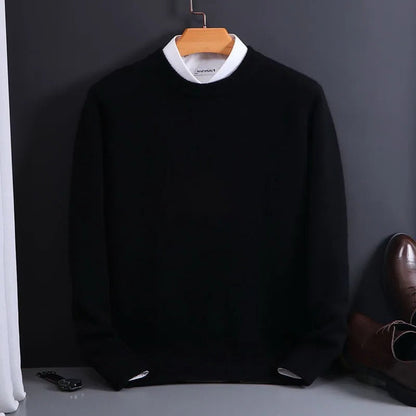 Luxury Soft Men's Cashmere Crew Sweater