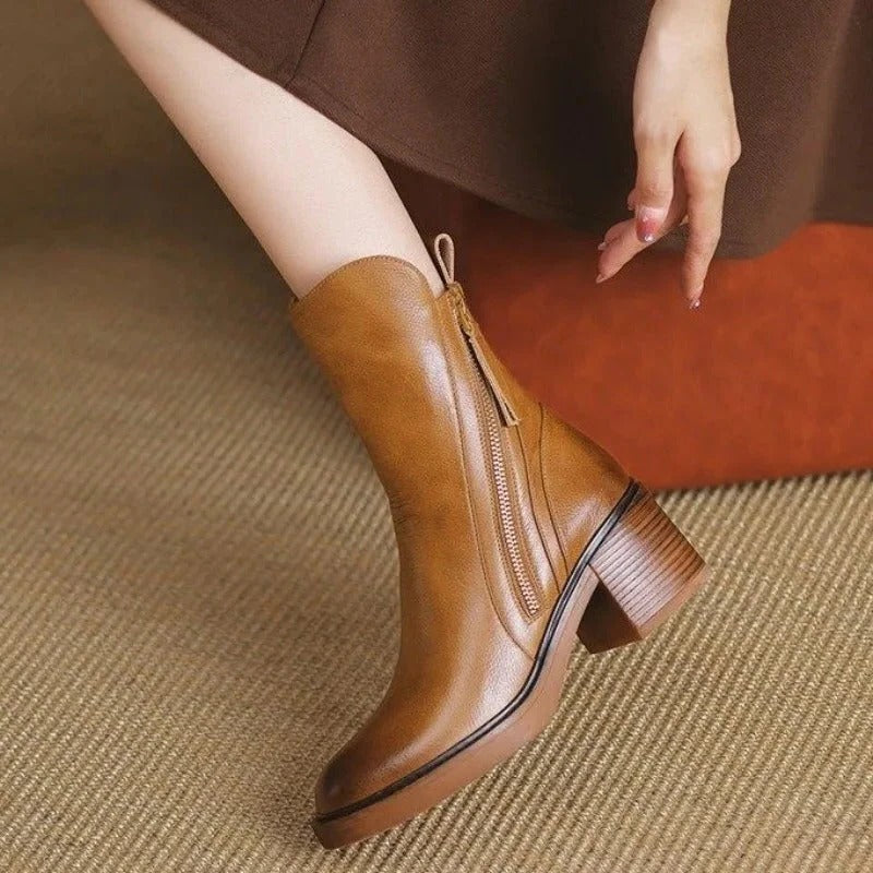 Stylish Low Heel Boots