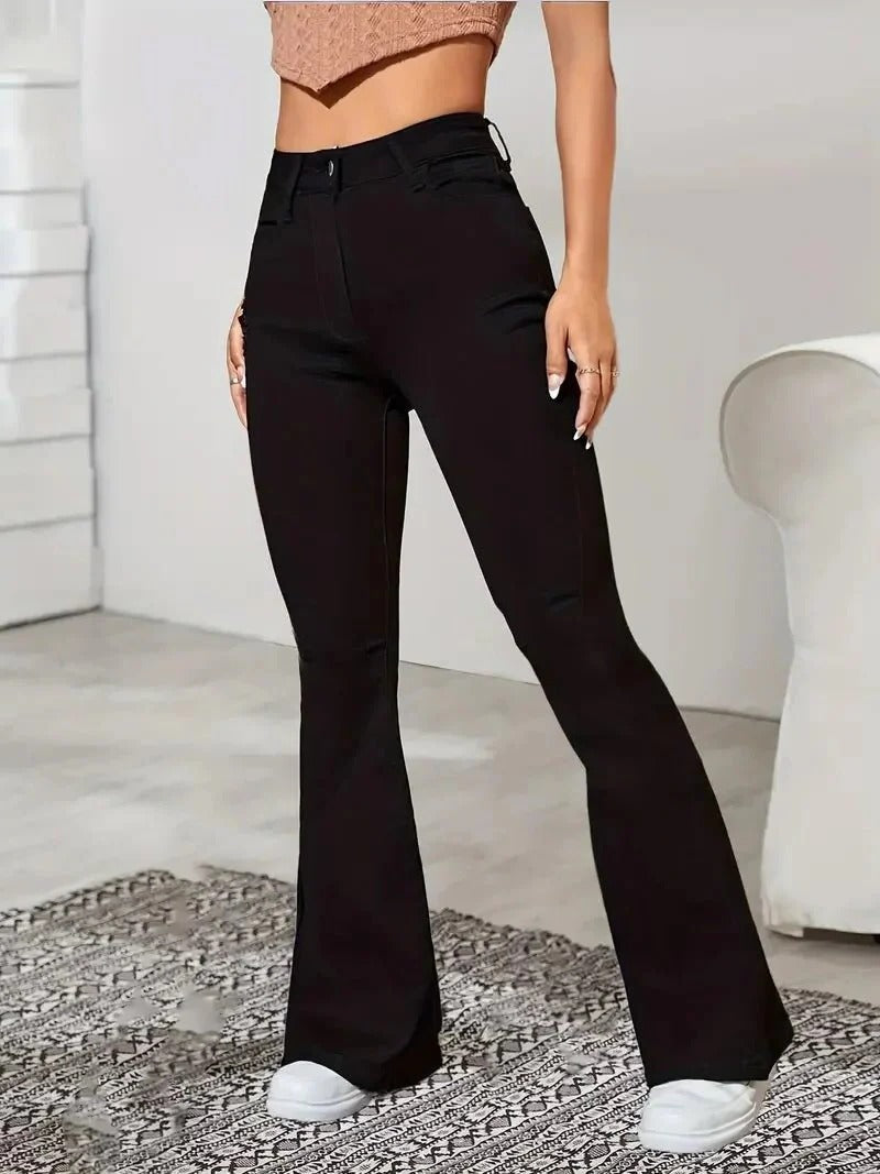 Classic Fit Women's Straight Leg Jeans - Hehif