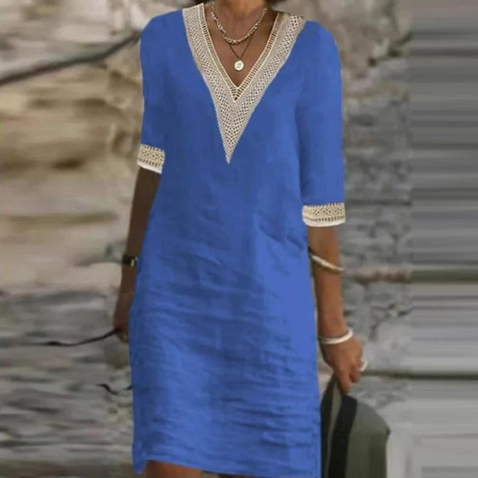 Elegant Lightweight Women's Summer Dress - Hehif