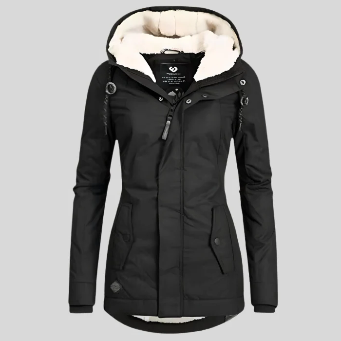 Warm Waterproof Parka Coat With Hood And Insulation - Hehif