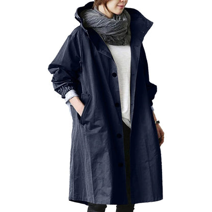 Ladies Waterproof Hooded Rain Jacket