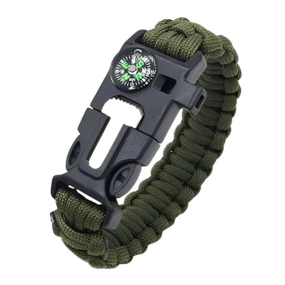 Tactical Survival Paracord Bracelet with Fire Starter
