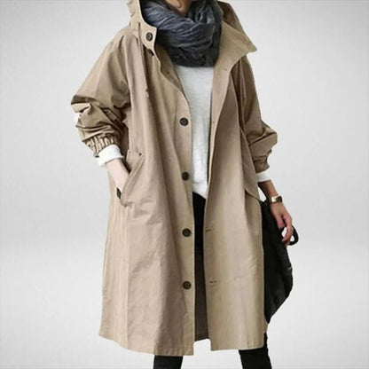 Ladies Waterproof Hooded Rain Jacket