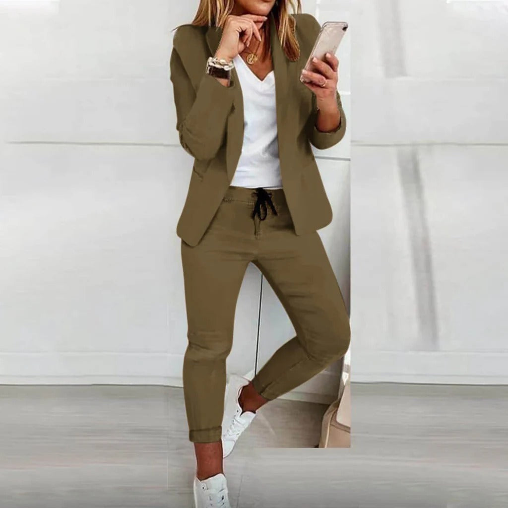 Stylish and Versatile Suit Jacket Set - Hehif