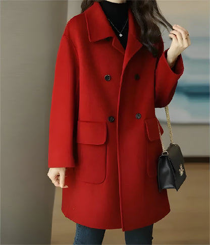 Ladies Warm Fleece Parka Coat