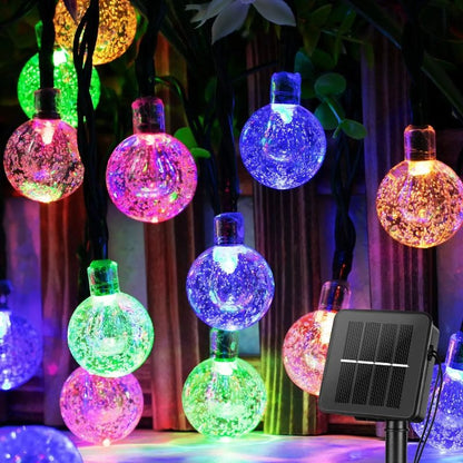 Outdoor LED String Globe Lanterns - Hehif