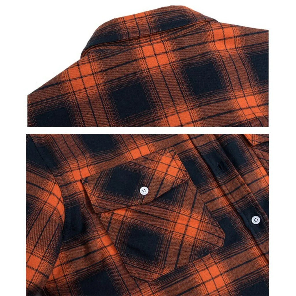 Warm Plaid Insulated Coat