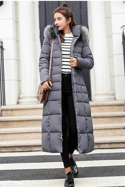 Luxurious Warm Down Coat - Hehif