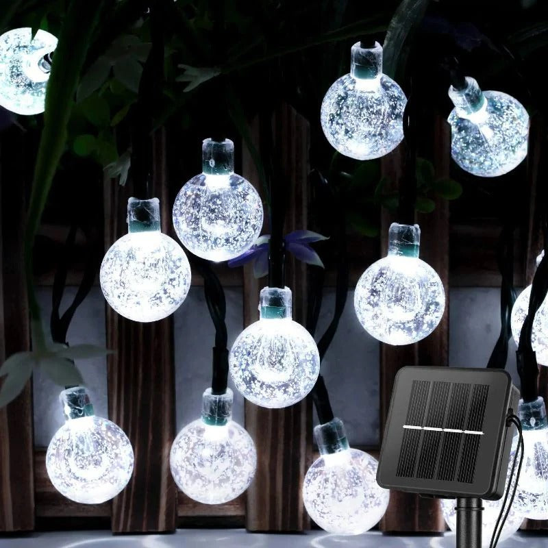 Outdoor LED String Globe Lanterns