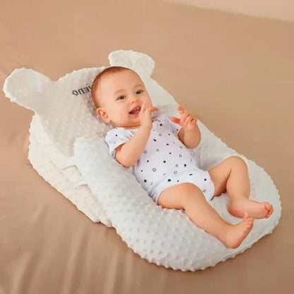 Soft Baby Sleep Pillow: Safe Anti Roll Support Cushion