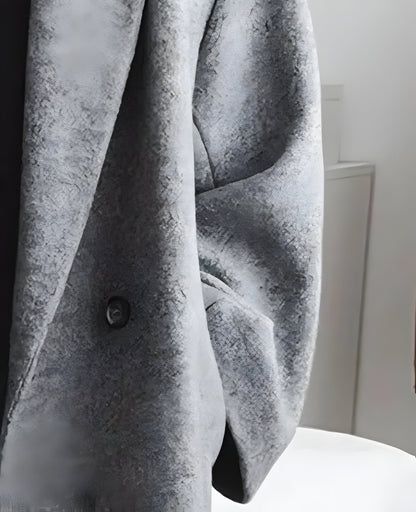 Luxury Women's Long Cashmere Trench Coat