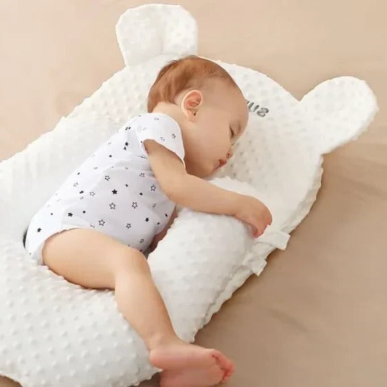 Soft Baby Sleep Pillow: Safe Anti Roll Support Cushion