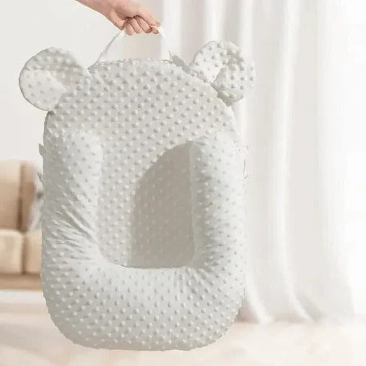 Soft Baby Sleep Pillow: Safe Anti Roll Support Cushion - Hehif
