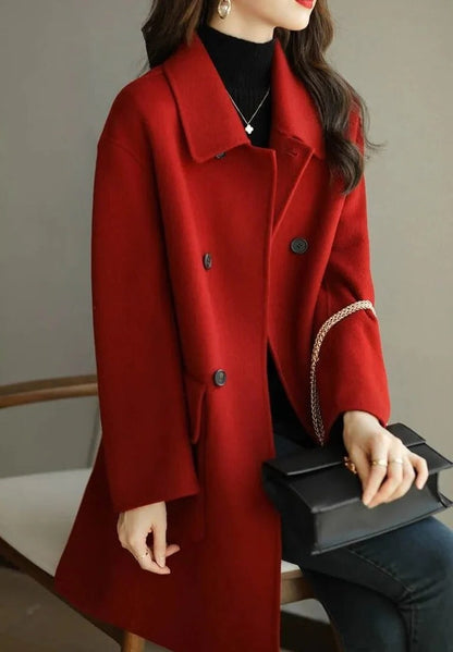 Ladies Warm Fleece Parka Coat