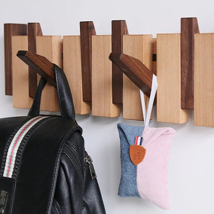 Stylish Solid Wood Coat Rack