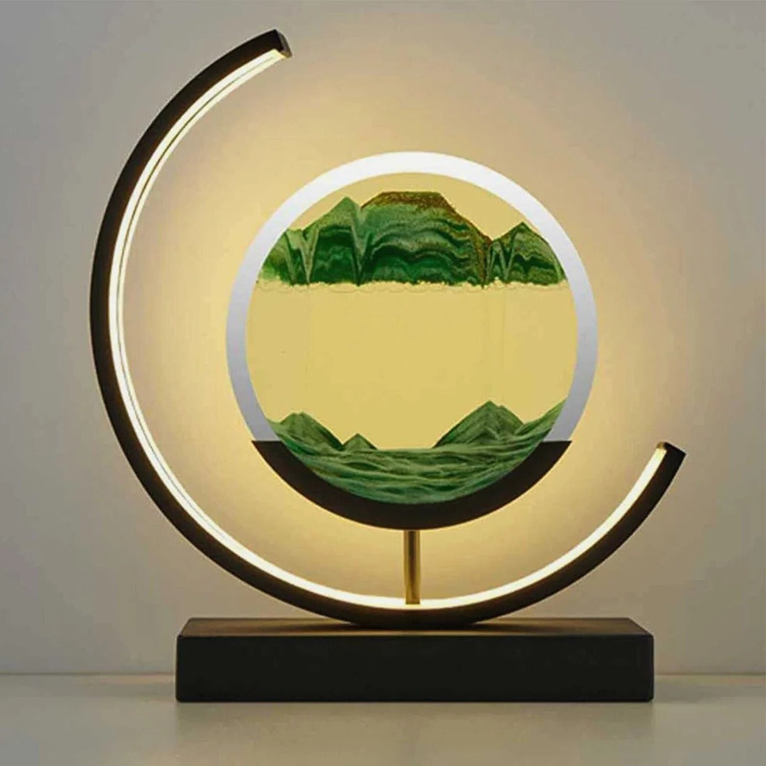 Colorful LED Hourglass Table Lamp