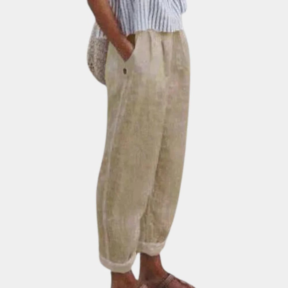 Relaxed Fit Women's Pants