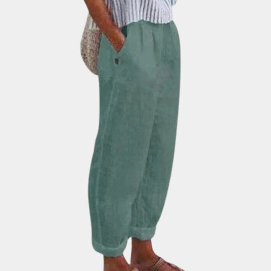 Relaxed Fit Women's Pants - Hehif