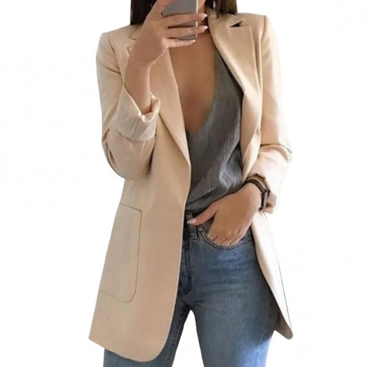 Stylish Ladies Classic Jacket - Hehif