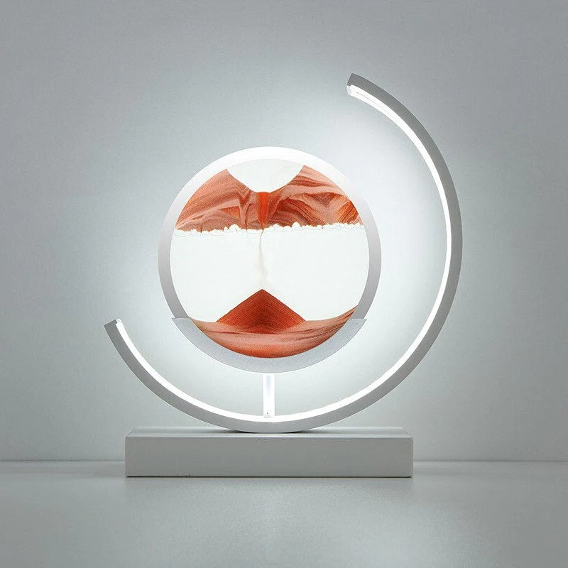 Colorful LED Hourglass Table Lamp