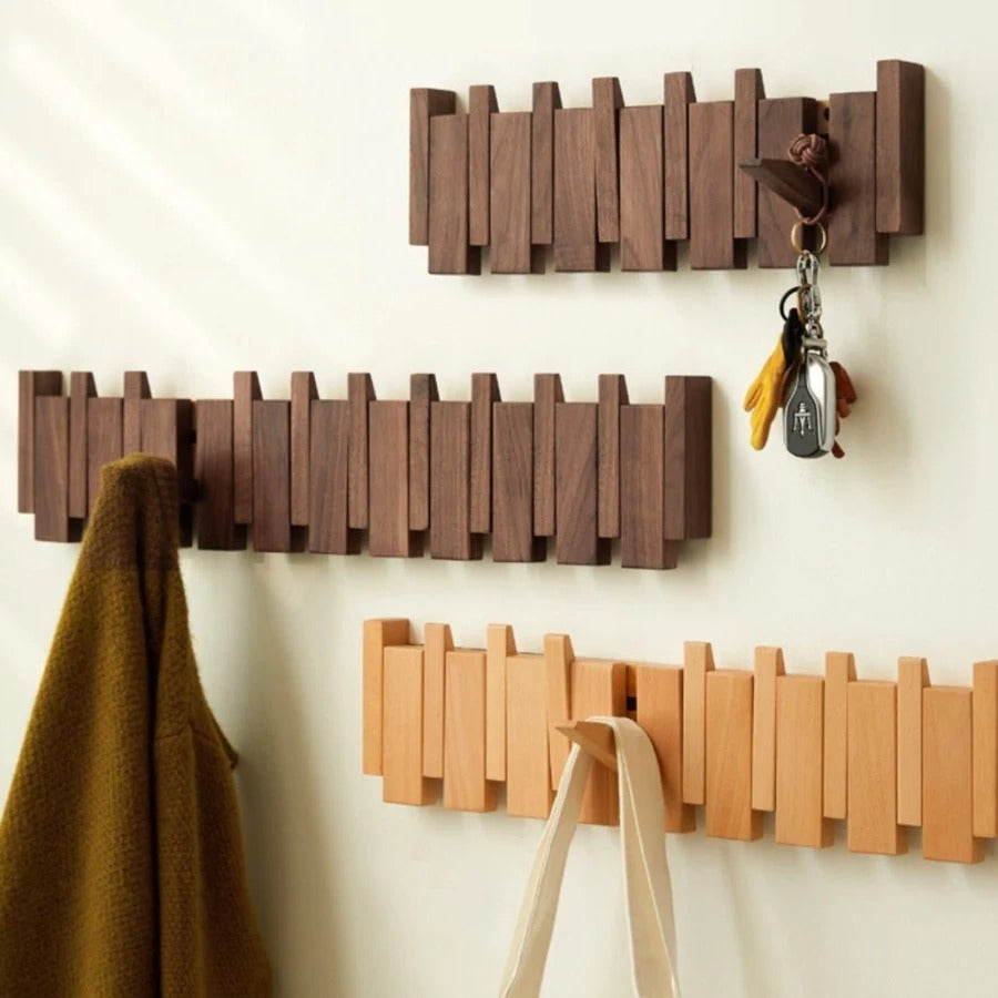 Stylish Solid Wood Coat Rack