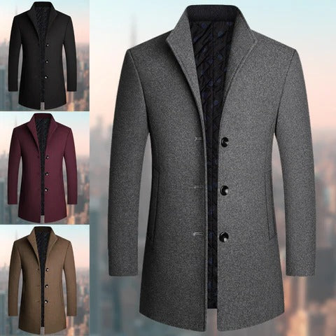 Classic Tall Winter Coat for Men