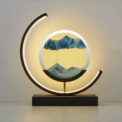 Colorful LED Hourglass Table Lamp