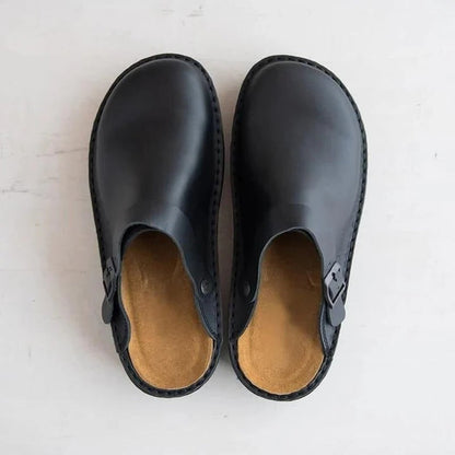 Real Leather Men's Comfort Slippers - Hehif