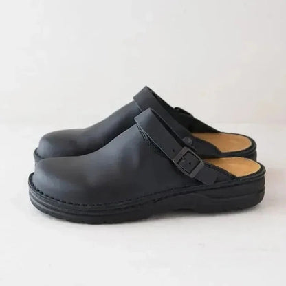 Real Leather Men's Comfort Slippers