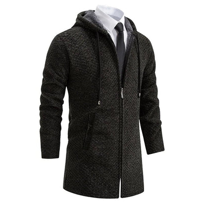 Warm Mens Hooded Parka Jacket