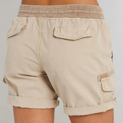 Ladies Comfort Fit High Waisted Shorts