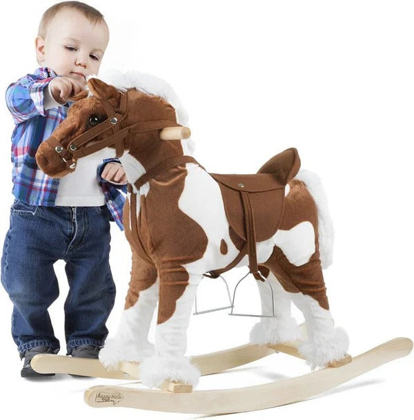 Safe Wooden Baby Rocker Horse