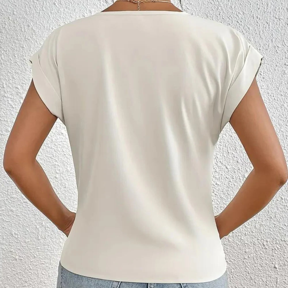 Ladies V-Neck Casual Top
