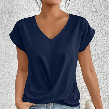 Ladies V-Neck Casual Top